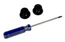 2x Black Replacement Xbox 360 Controller Joystick Thumb Pad Caps +T8 Screwdriver - Games We Played