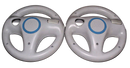 2 x Genuine Nintendo Wii Wii U White Steering Wheel Mario Kart Racing (Preowned) - Games We Played