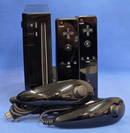 Black Nintendo Wii Console with 2 x Wiimotes RVL001(AUS)1