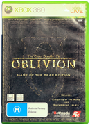The Elder Scrolls IV Oblivion GOTY Ed.  XBOX 360 PAL XBOX360 *Complete with Map*0