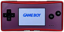 Genuine Red/Purple Nintendo Game Boy Micro (OXY-001) + Usb Charger0