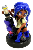 Splatoon Collection Blue Octoling Nintendo Amiibo Loose (Preowned) - Games We Played