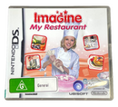 Imagine: My Restaurant Nintendo DS 2DS 3DS Game *Complete*0