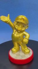 Super Mario Collection Gold Mario Nintendo Amiibo Loose
