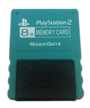 Teal Kemco Magic Gate Sony PS2 Memory Card PlayStation 2 8MB