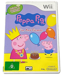 Peppa Pig Fun and Games Nintendo Wii PAL *Complete* Wii U Compatible