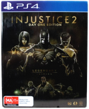 Injustice 2 Day One legendary Edition PS4 Complete Steelbook