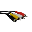 Sega Dreamcast AV Cables S-Video TV Replacement New Aftermarket 1.8 Metre - Games We Played