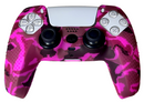 Silicone Cover For PS5 Controller Case Skin - Hot Pink Camo - Games We Played