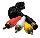 Sega Saturn AV Cables RCA  TV Replacement New Aftermarket - Games We Played
