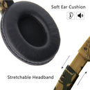 Gaming Headset for PS4, XBOX ONE and SWITCH - Camouflage Yellow - Games We Played